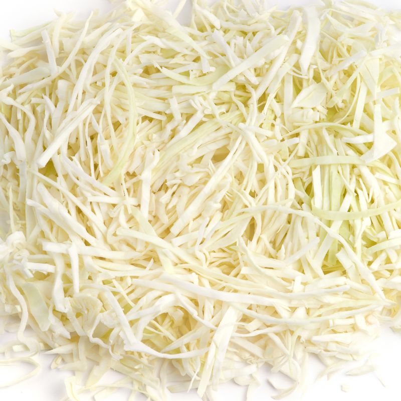 Weißkraut geschnitten
