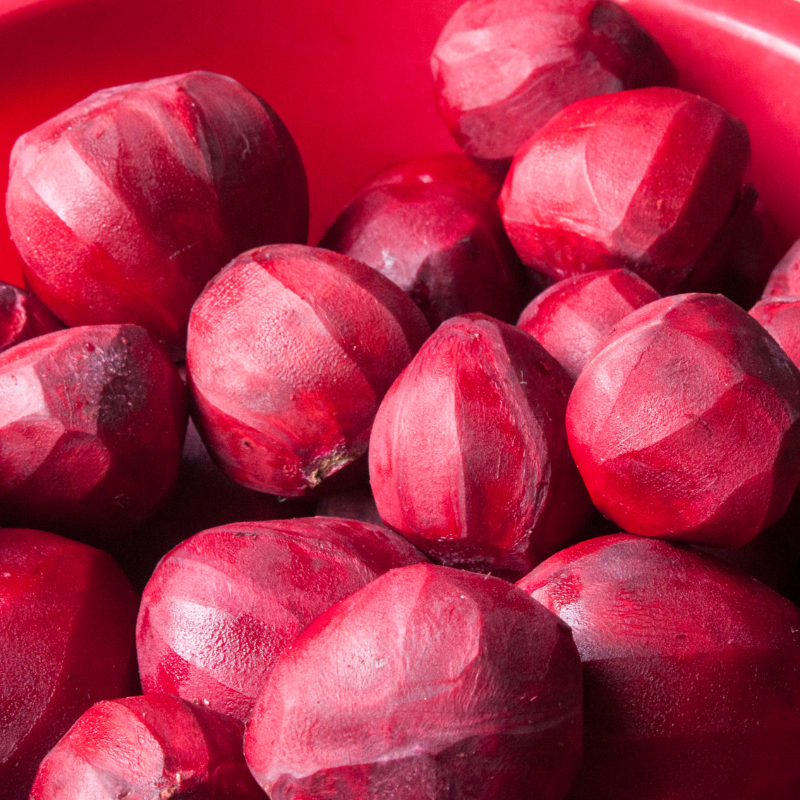 Rote Rübe geschält/geschnitten