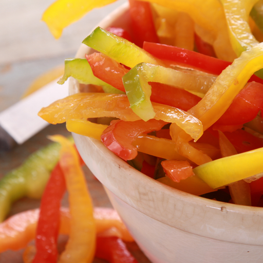 Paprika Mix geschnitten